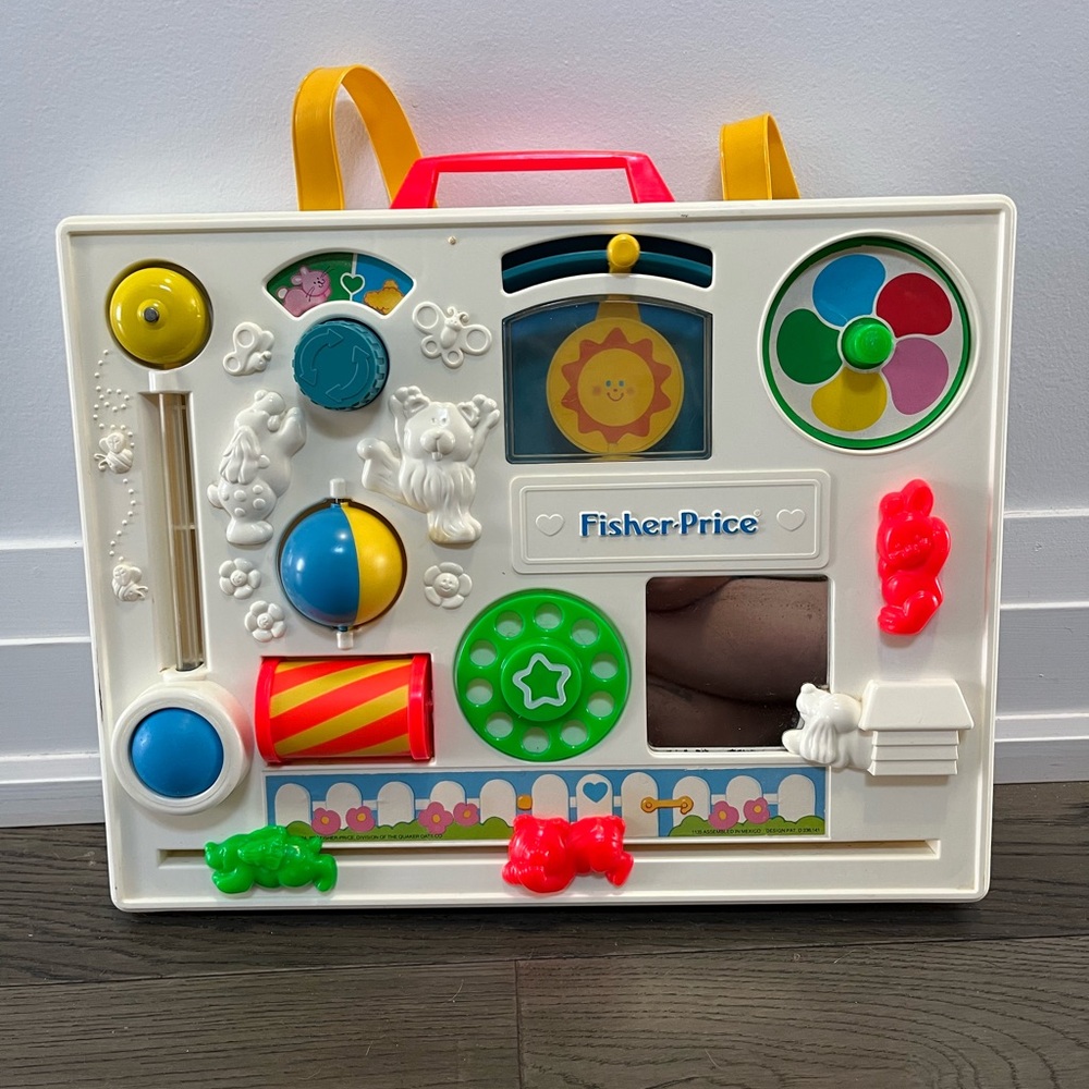 Vintage Fisher-Price Activity Board